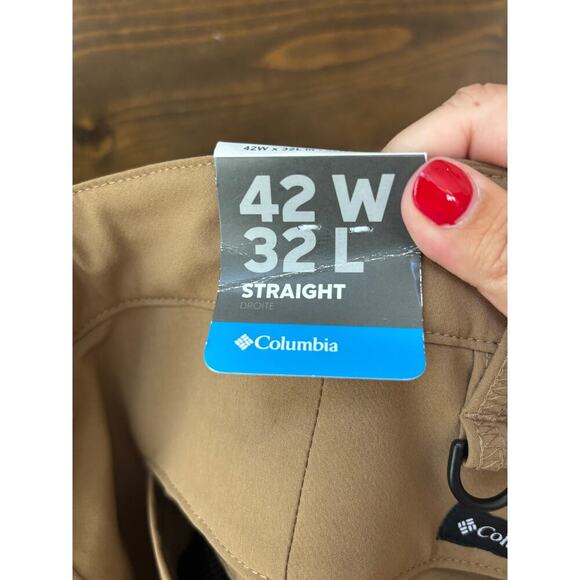 Columbia Men's Brown Omni-Shield Shade Landroamer Pants Size 42 - Picture 11 of 12